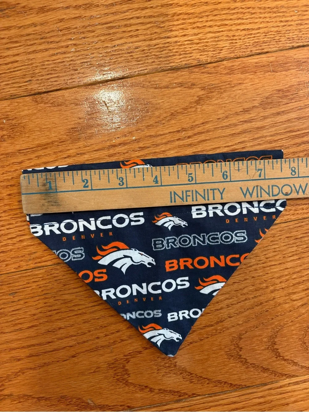 Denver Broncos Dog Bandana Over-the-Collar Pet Scarf NFL Football Puppy Small